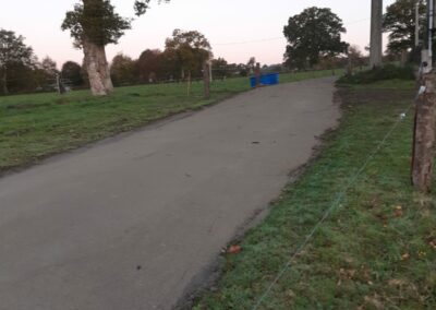 Chemin d’accès à Le Pertre (35)