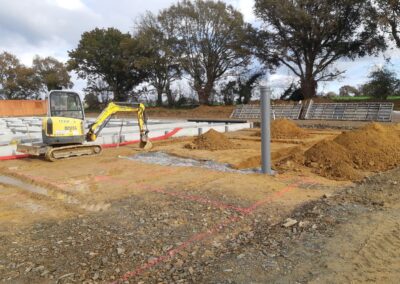 Fouille local technique Porcherie à Méral (53)